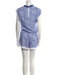 Poupette St Barth Printed V-Neck Romper
