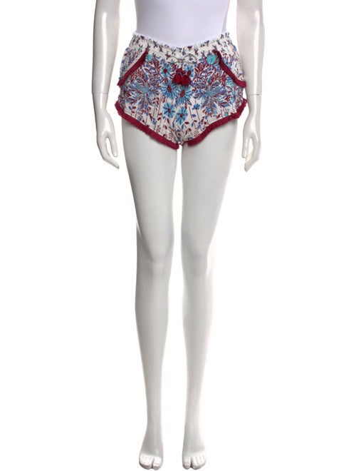 Poupette St Barth Printed Mini Shorts