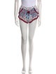 Poupette St Barth Printed Mini Shorts