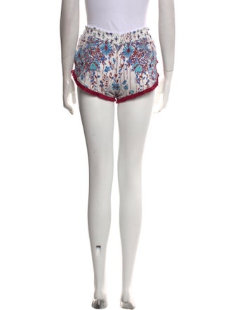 Poupette St Barth Printed Mini Shorts