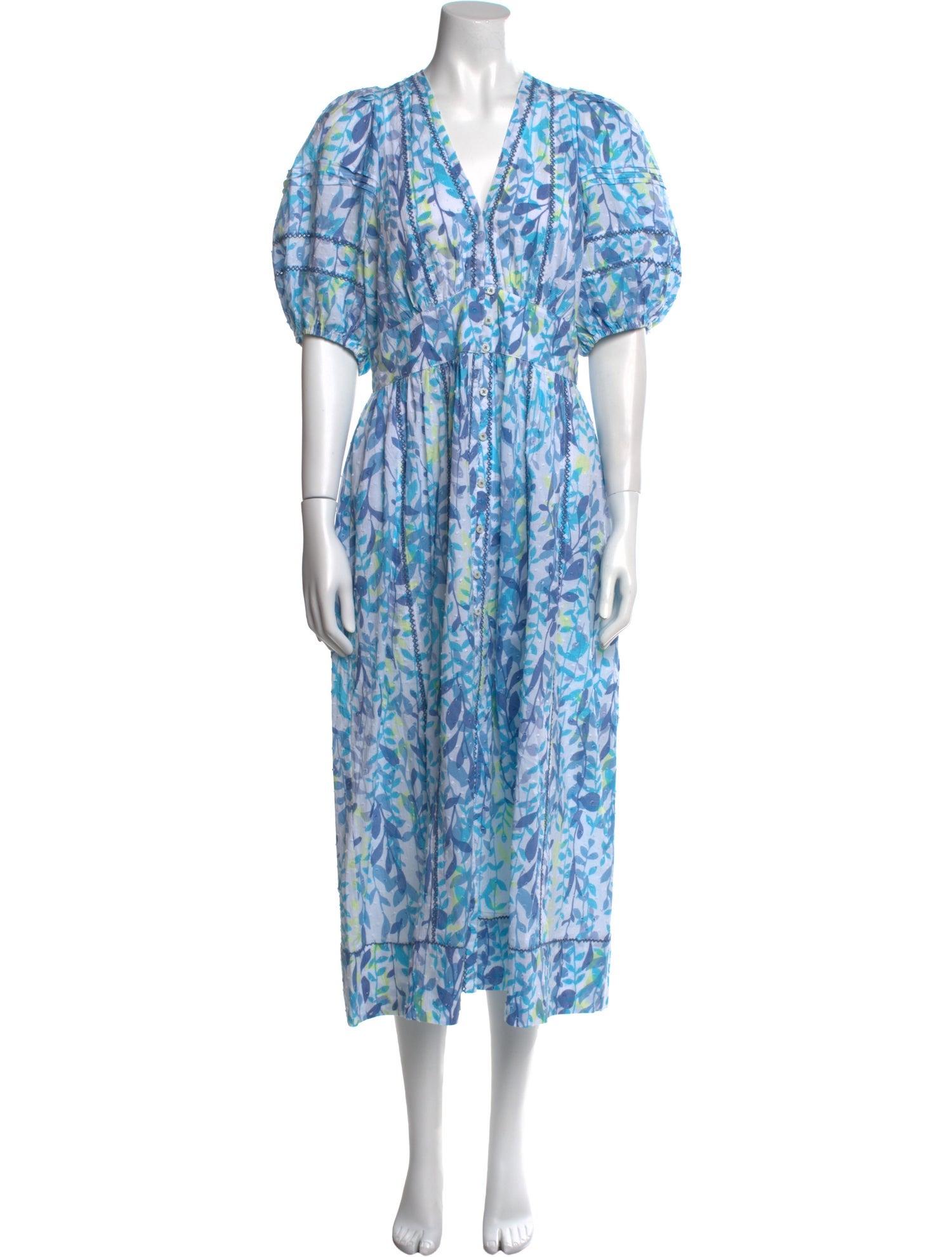 Poupette St Barth Floral Print Long Dress