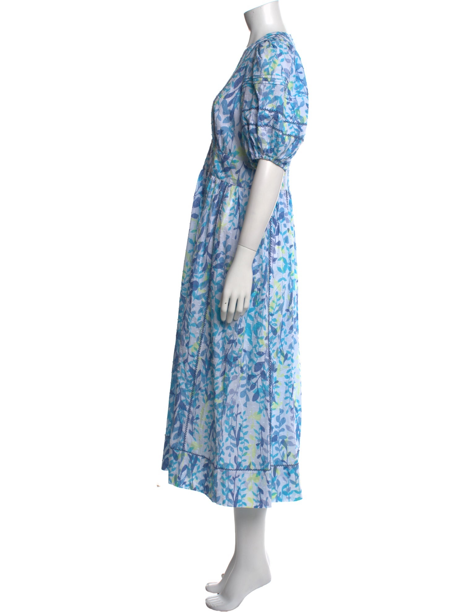 Poupette St Barth Floral Print Long Dress