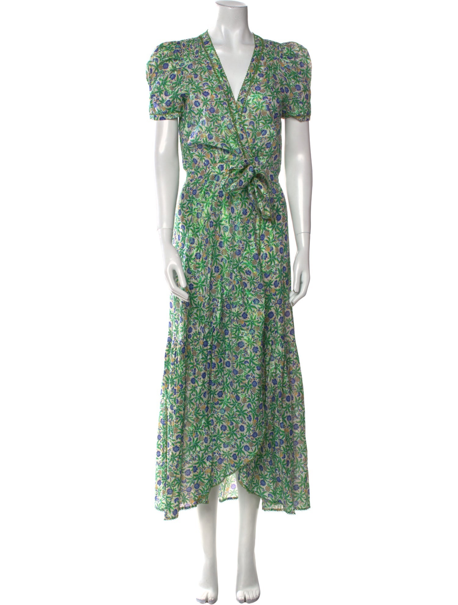 Poupette St Barth Floral Print Long Dress