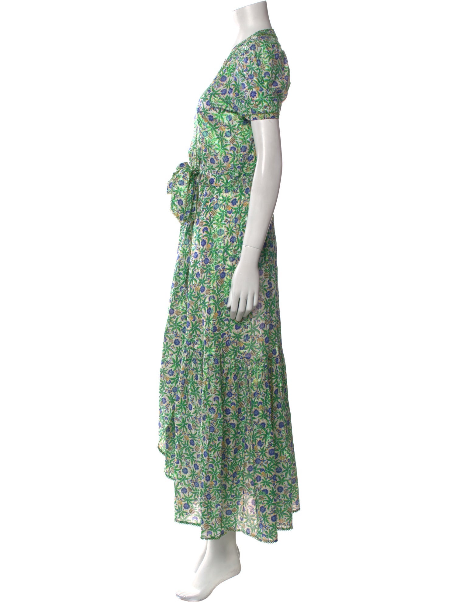 Poupette St Barth Floral Print Long Dress