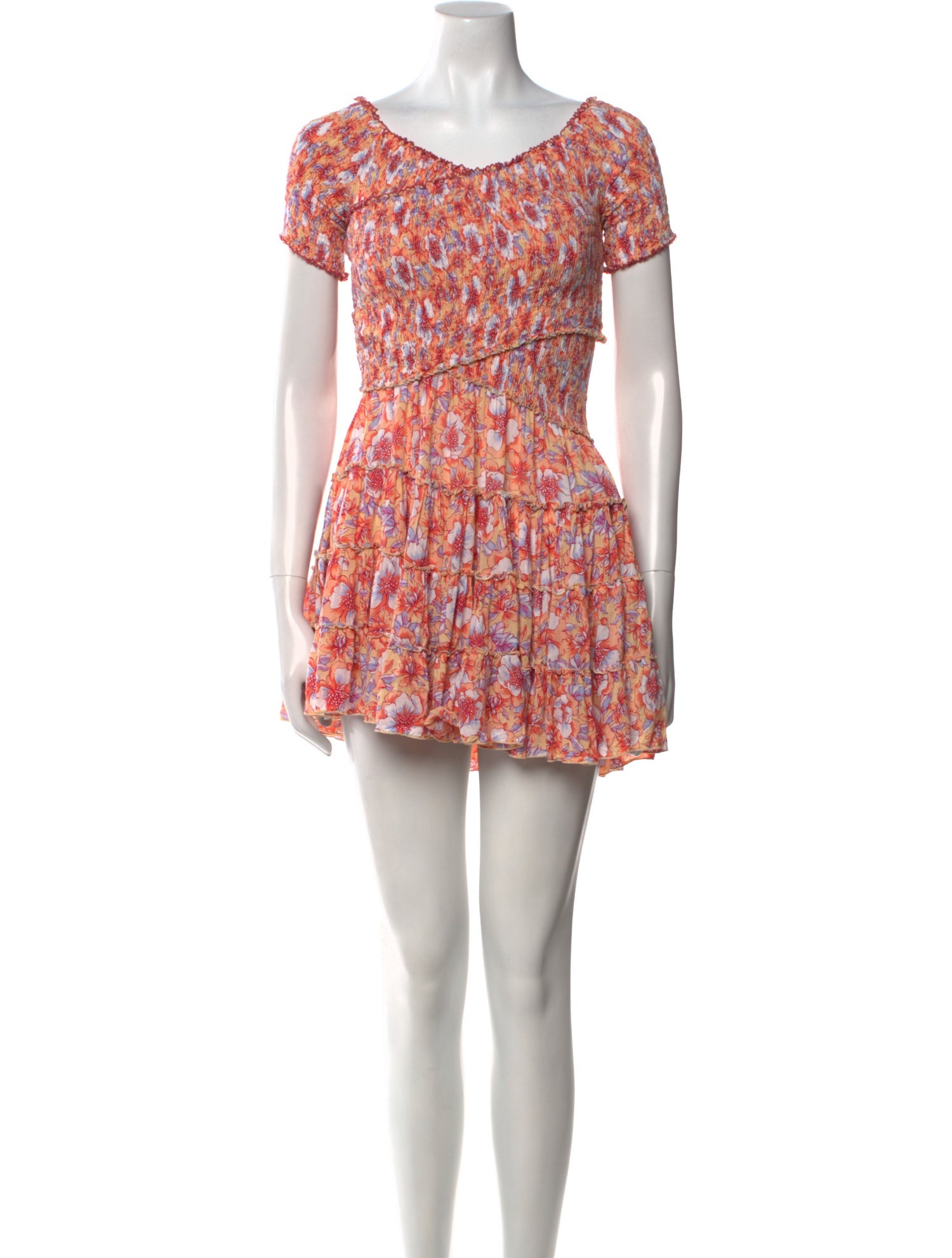 Poupette St Barth Floral Print Mini Dress
