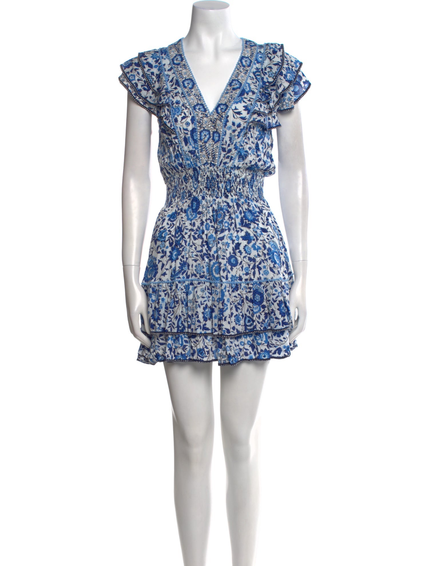 Poupette St Barth Floral Print Mini Dress