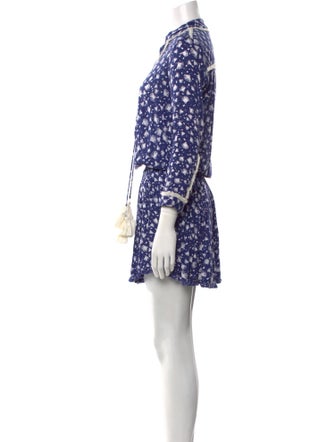 Poupette St Barth Floral Print Knee-Length Dress