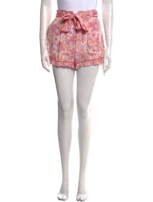 Poupette St Barth Printed Mini Shorts