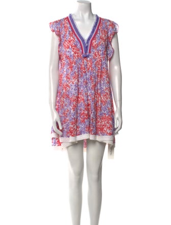 Poupette St Barth Printed Mini Dress