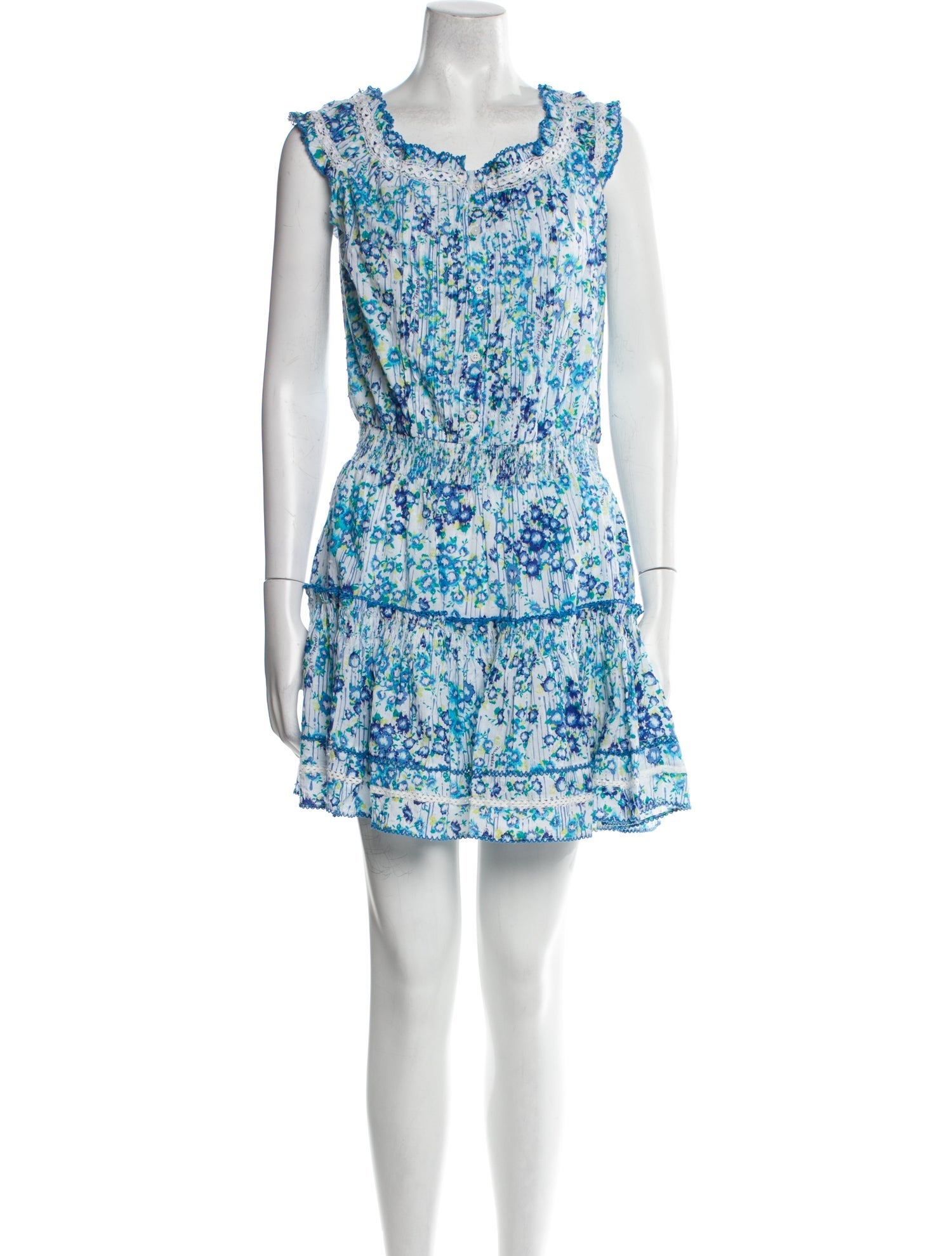 Poupette St Barth Floral Print Mini Dress w/ Tags