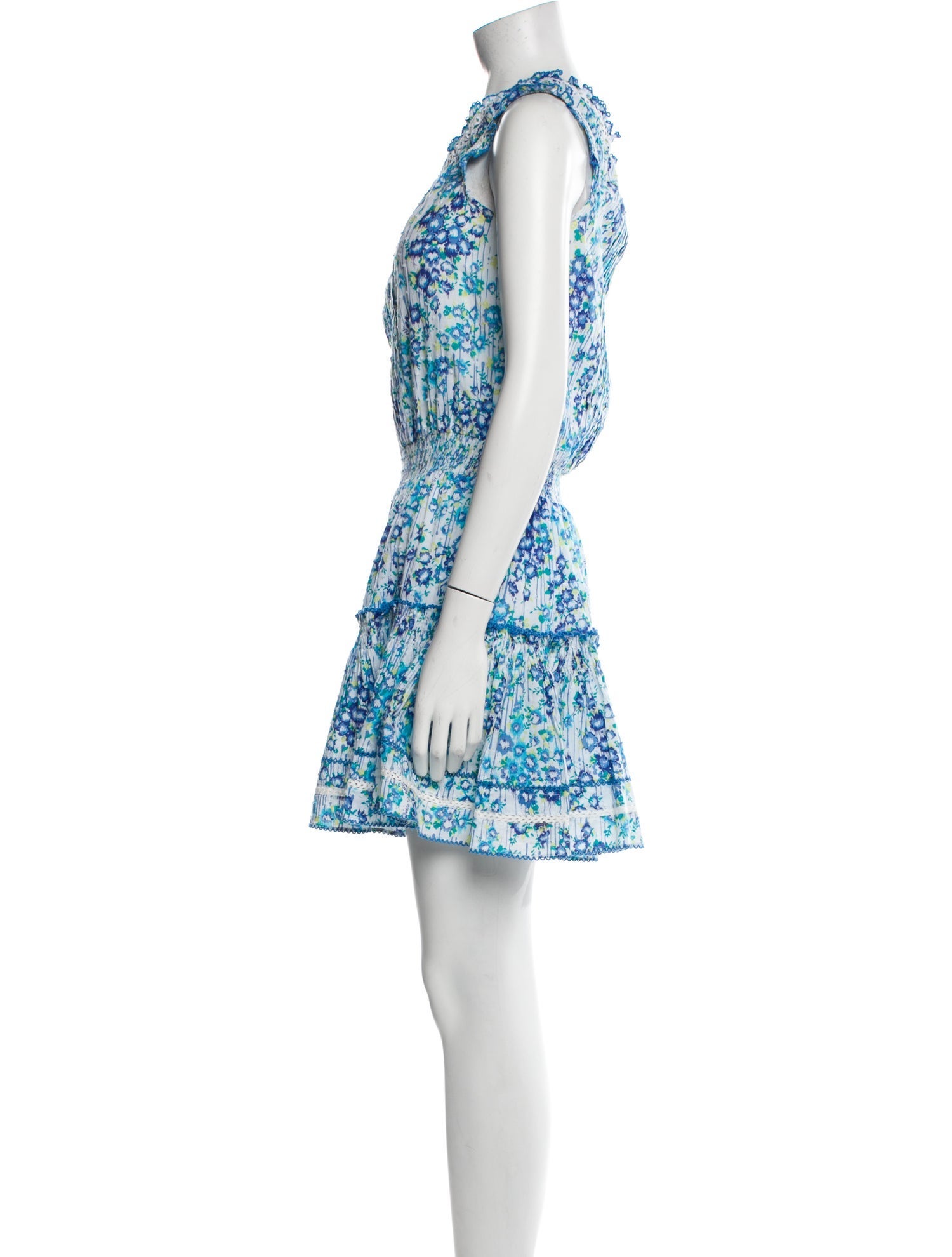 Poupette St Barth Floral Print Mini Dress w/ Tags