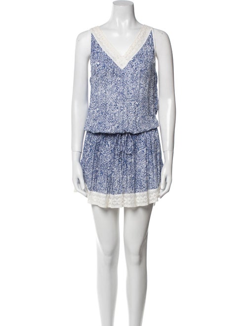 Poupette St Barth Printed Knee-Length Dress