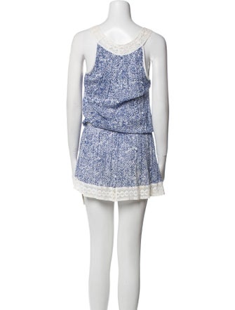 Poupette St Barth Printed Knee-Length Dress