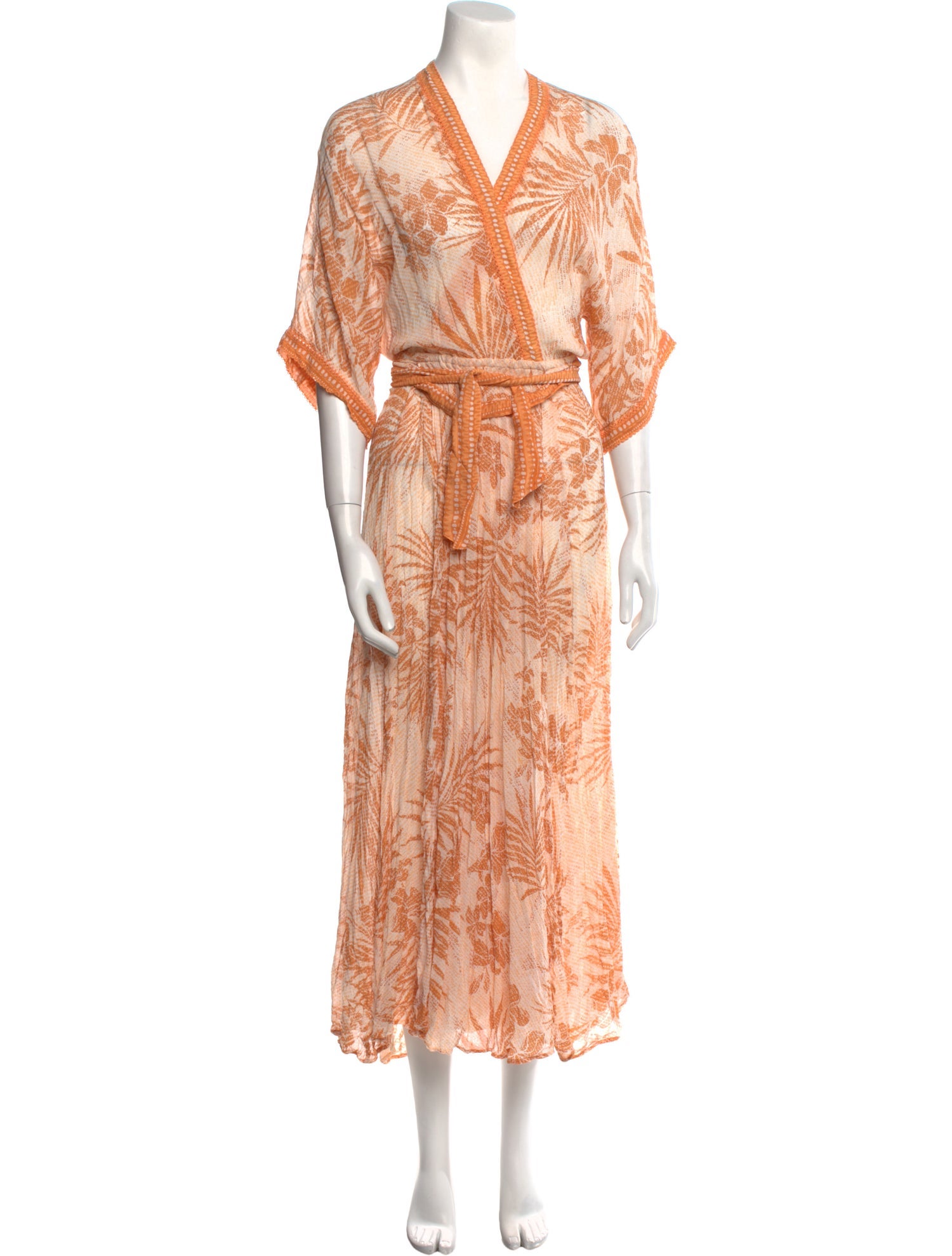 Poupette St Barth Printed Long Dress