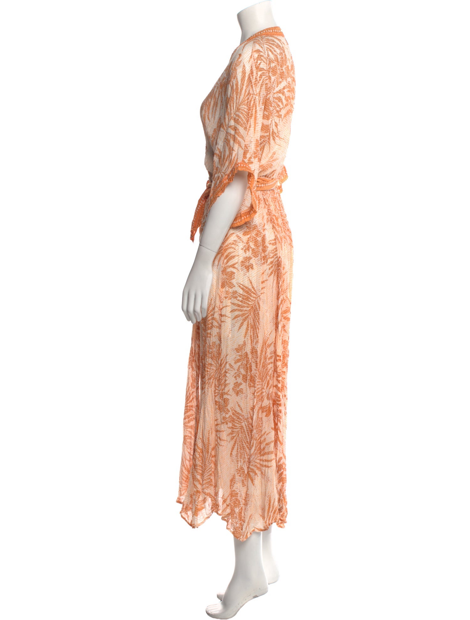 Poupette St Barth Printed Long Dress
