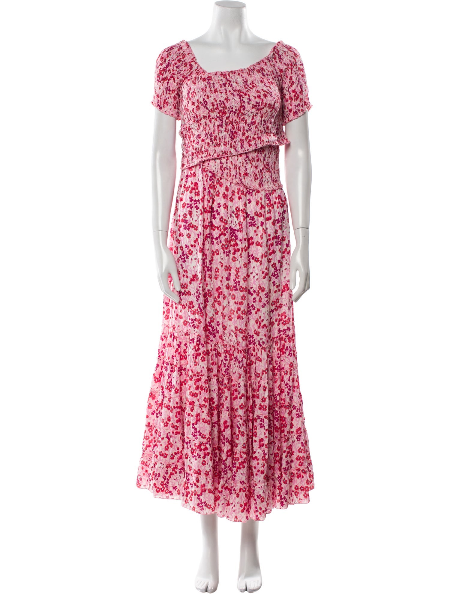 Poupette St Barth Floral Print Long Dress