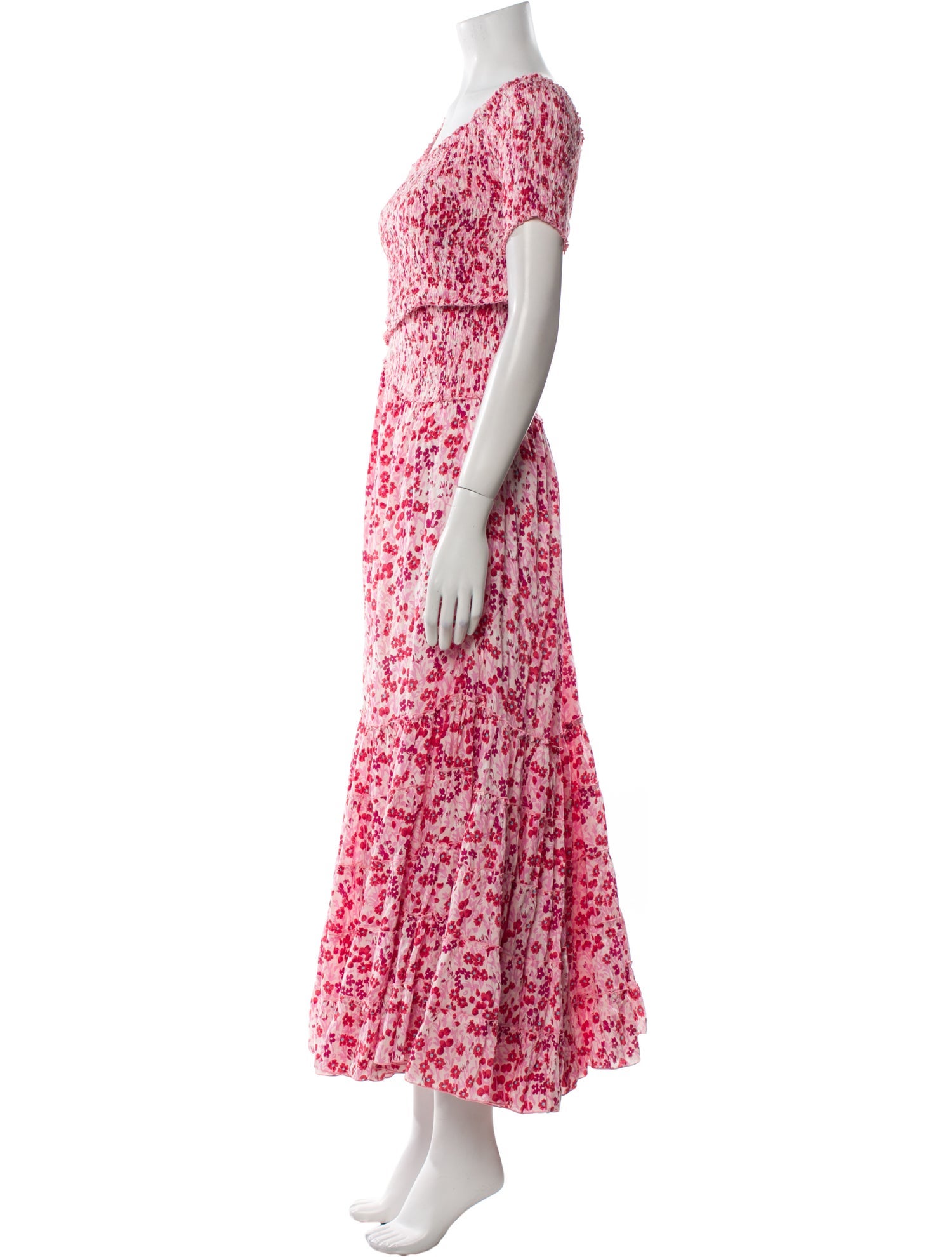 Poupette St Barth Floral Print Long Dress