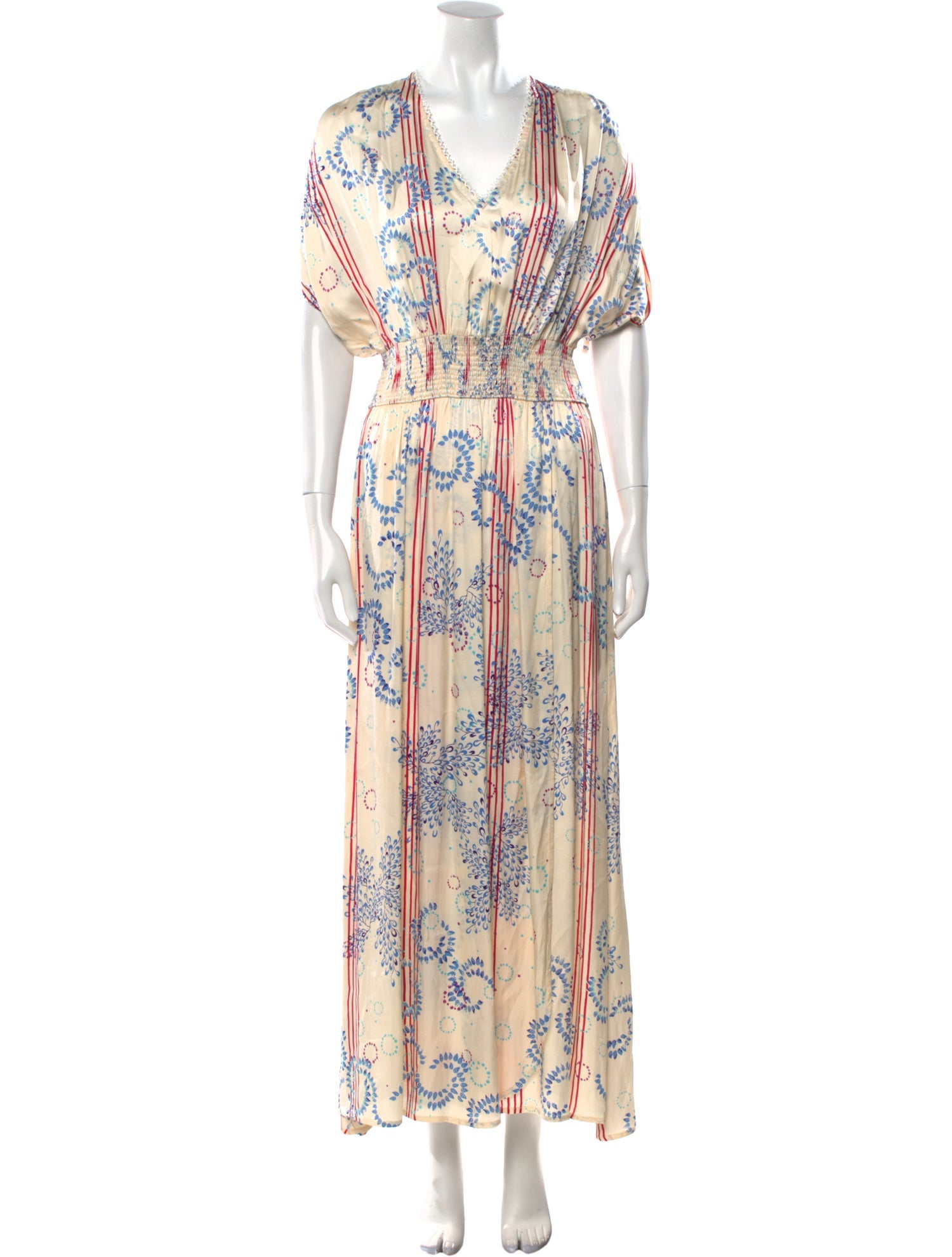 Poupette St Barth Printed Long Dress