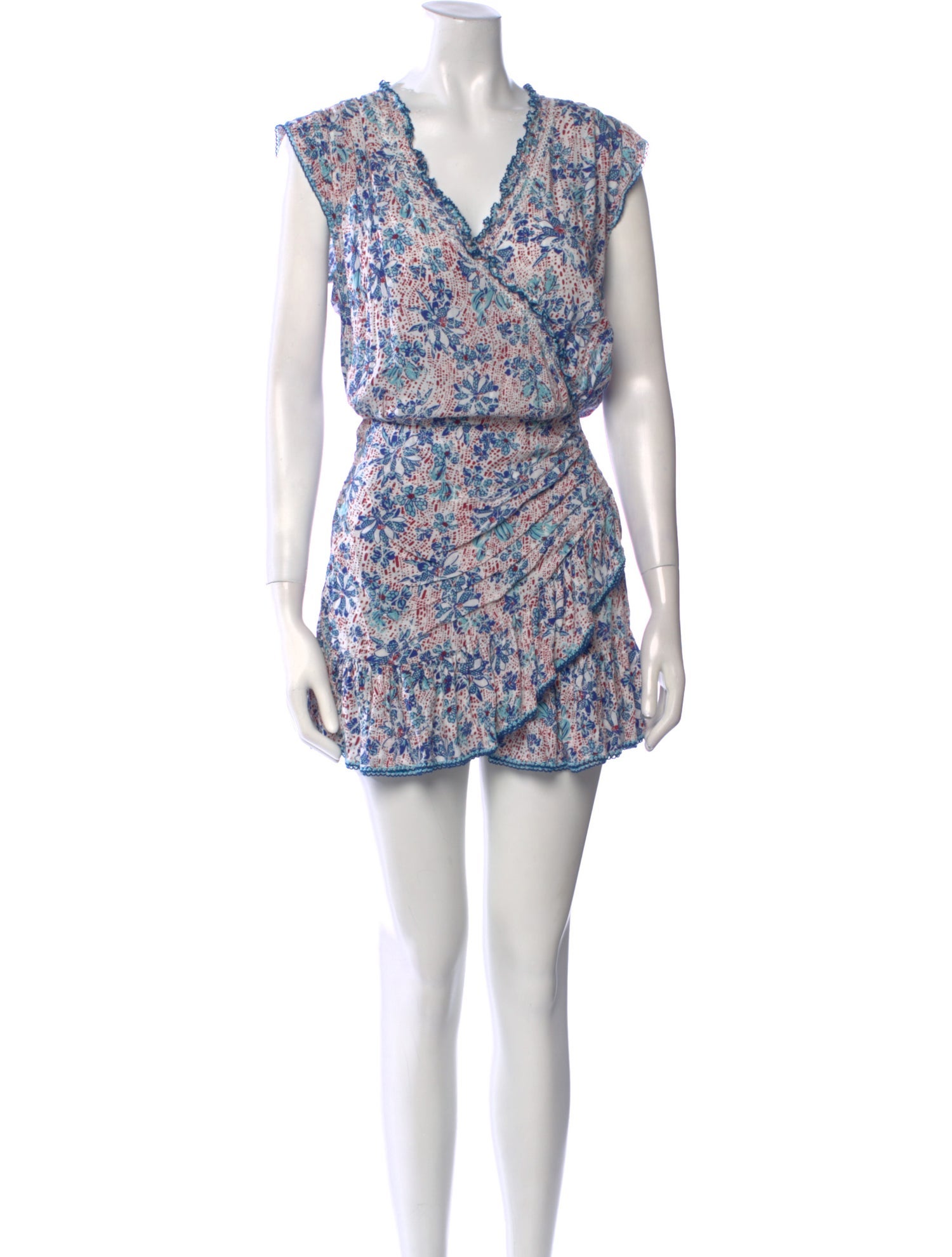 Poupette St Barth Floral Print Mini Dress
