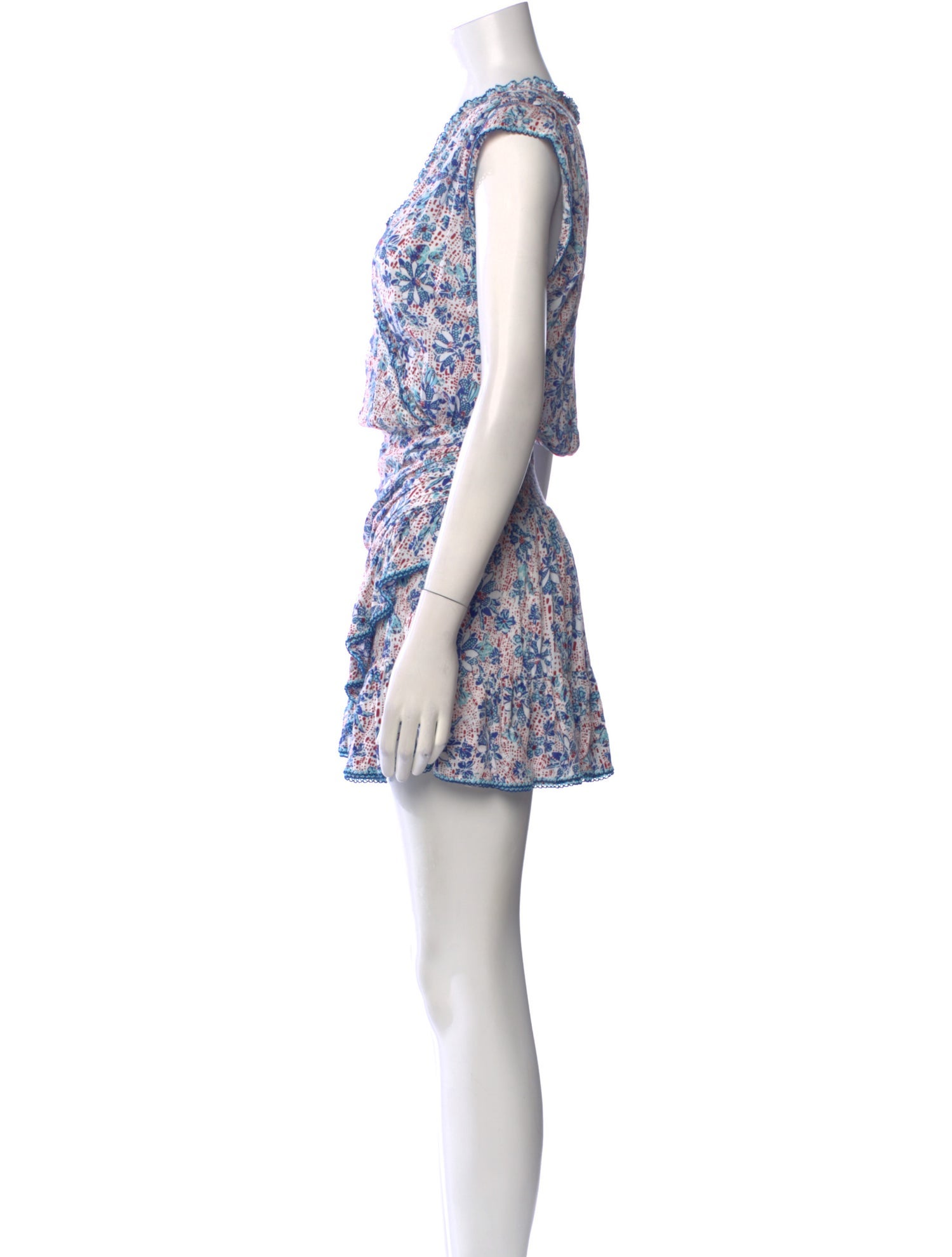 Poupette St Barth Floral Print Mini Dress