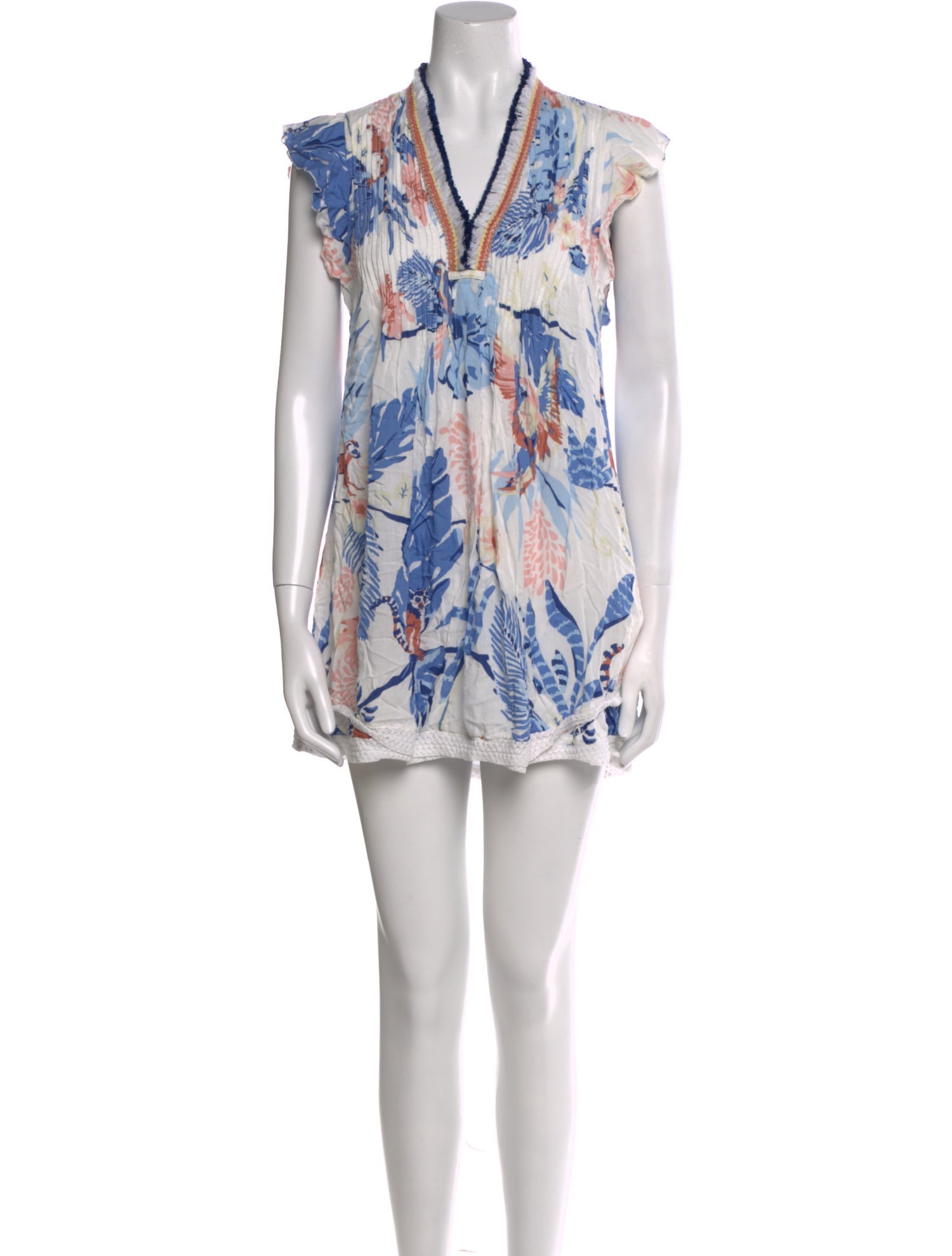 Poupette St Barth Printed Mini Dress