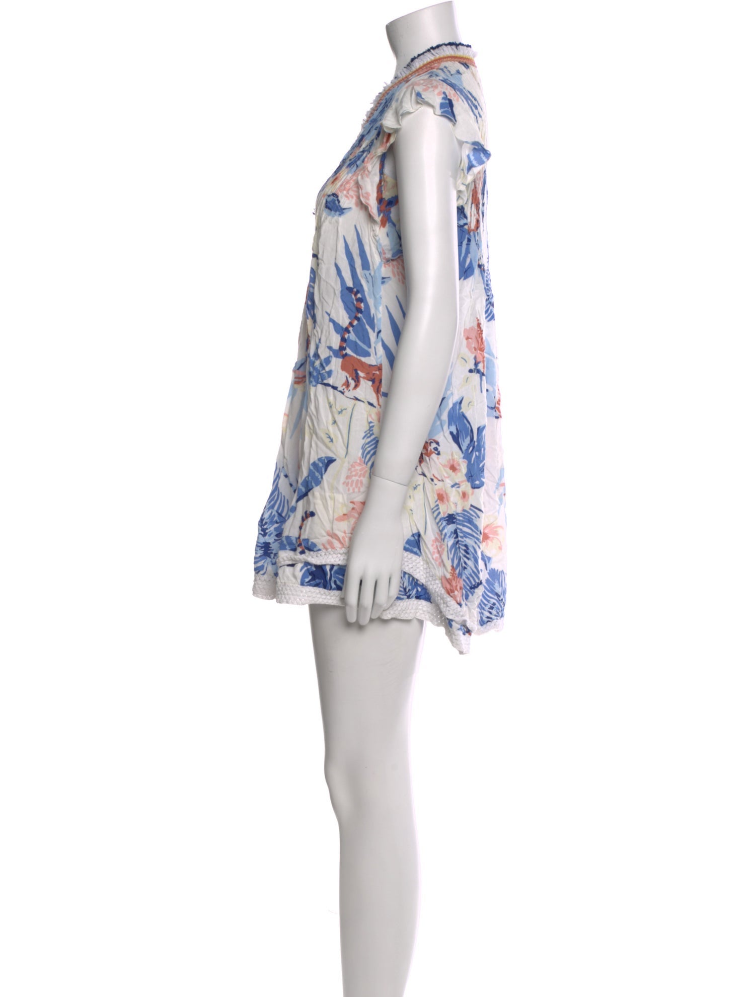 Poupette St Barth Printed Mini Dress