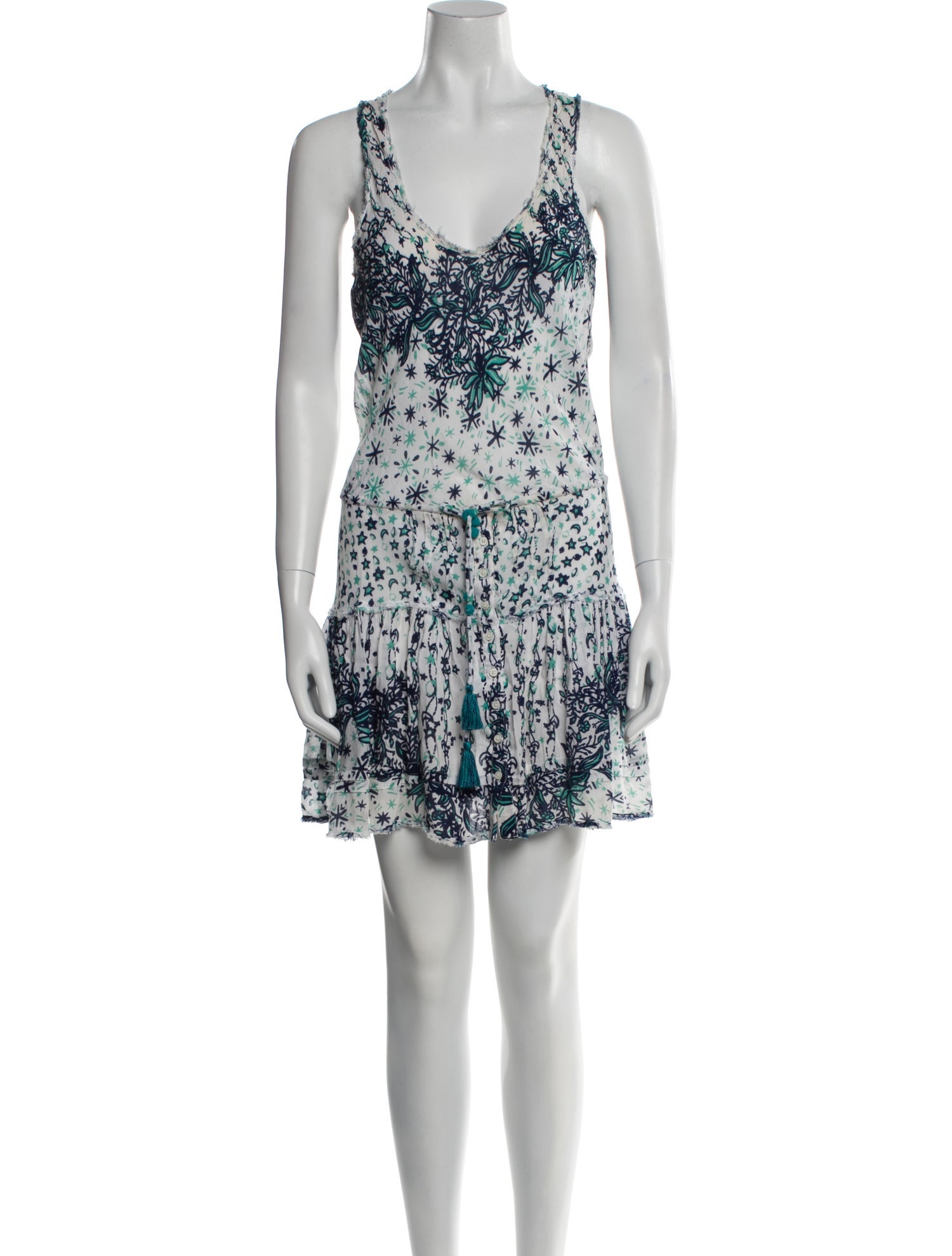 Poupette St Barth Printed Mini Dress