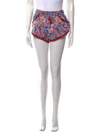 Poupette St Barth Printed Mini Shorts