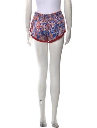 Poupette St Barth Printed Mini Shorts