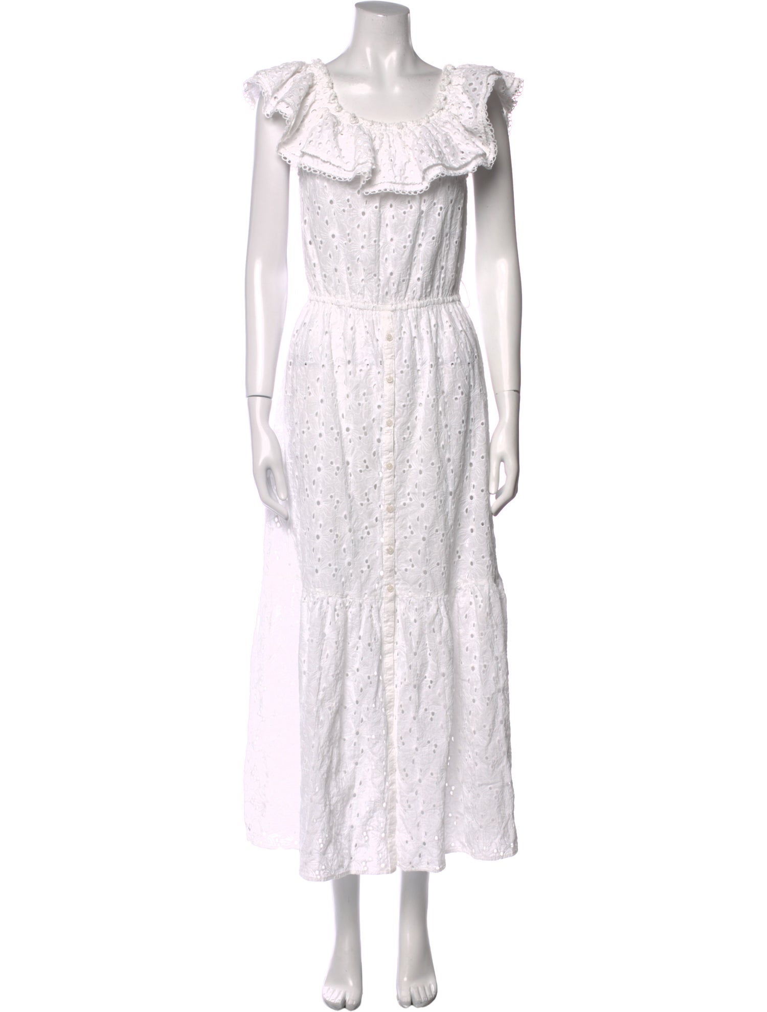 Poupette St Barth Floral Print Long Dress