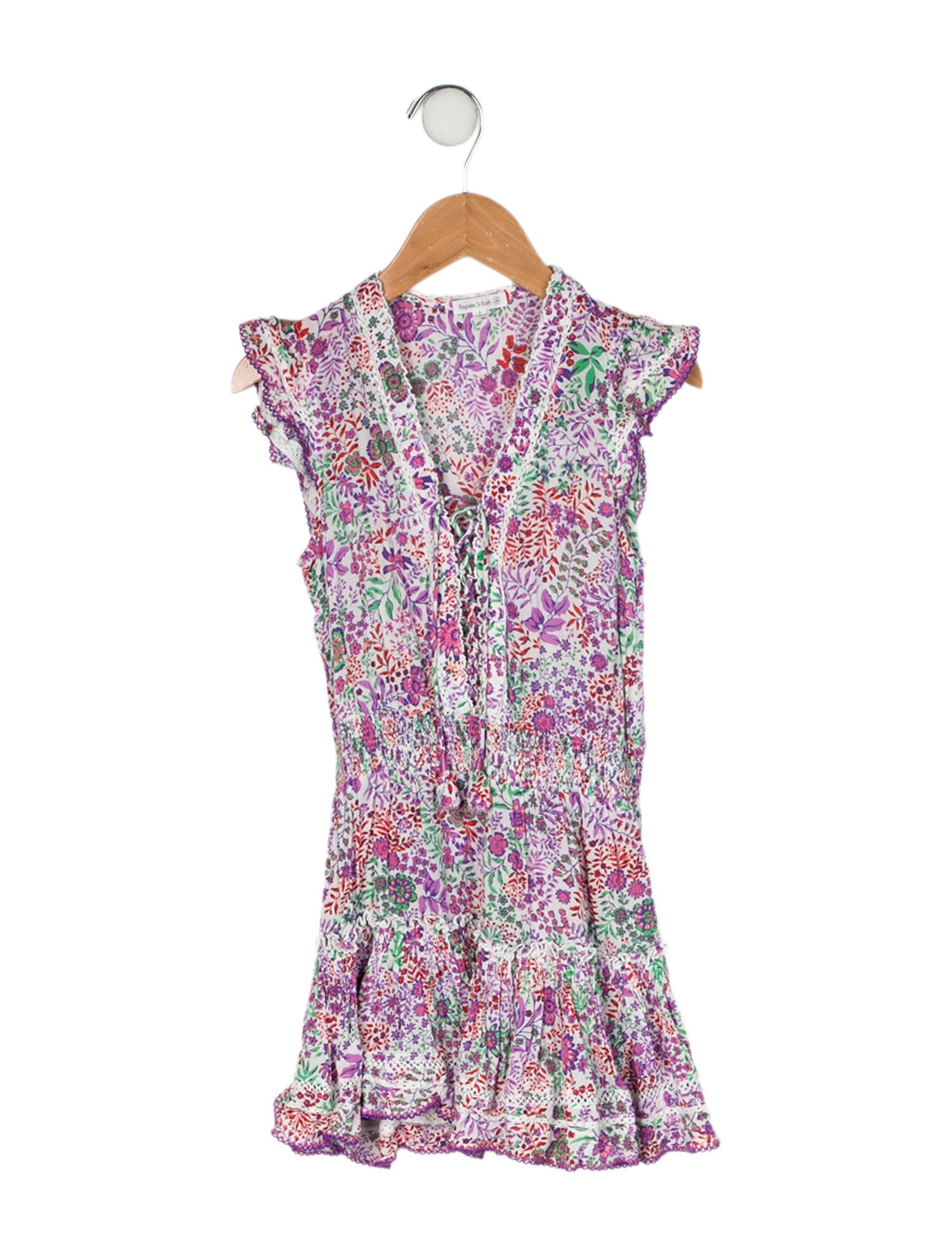 Poupette St Barth Girls' Pattern Printed Casual Dress