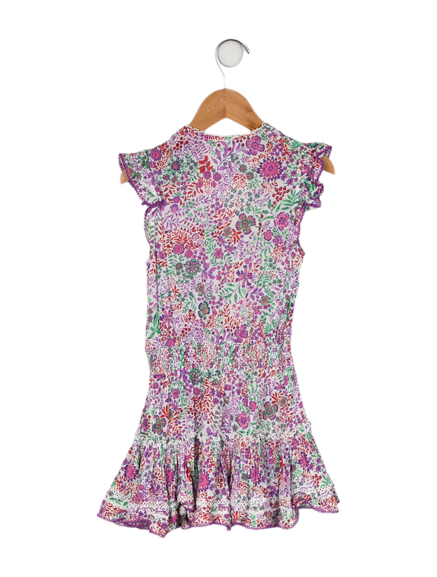 Poupette St Barth Girls' Pattern Printed Casual Dress