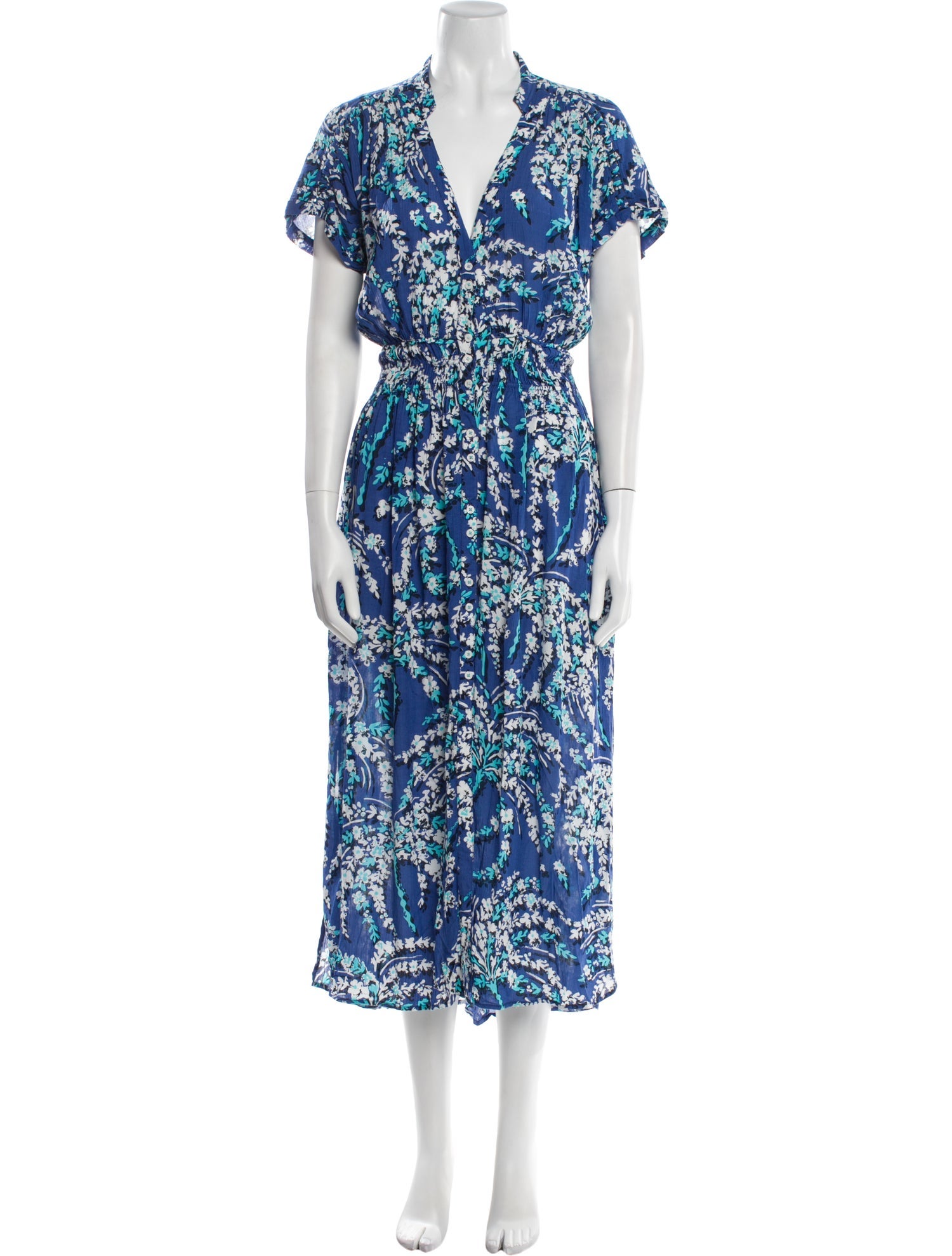 Poupette St Barth Floral Print Long Dress