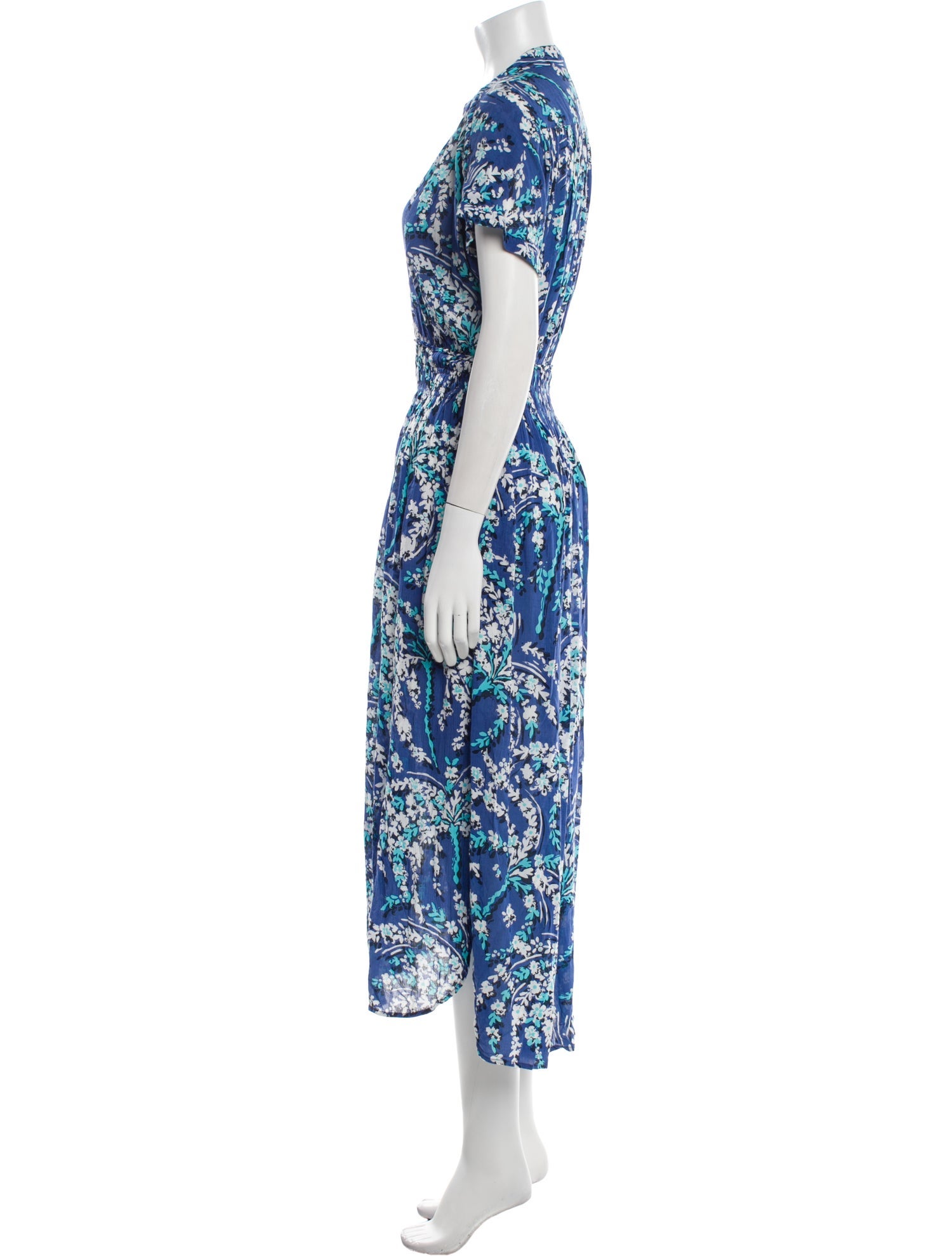 Poupette St Barth Floral Print Long Dress