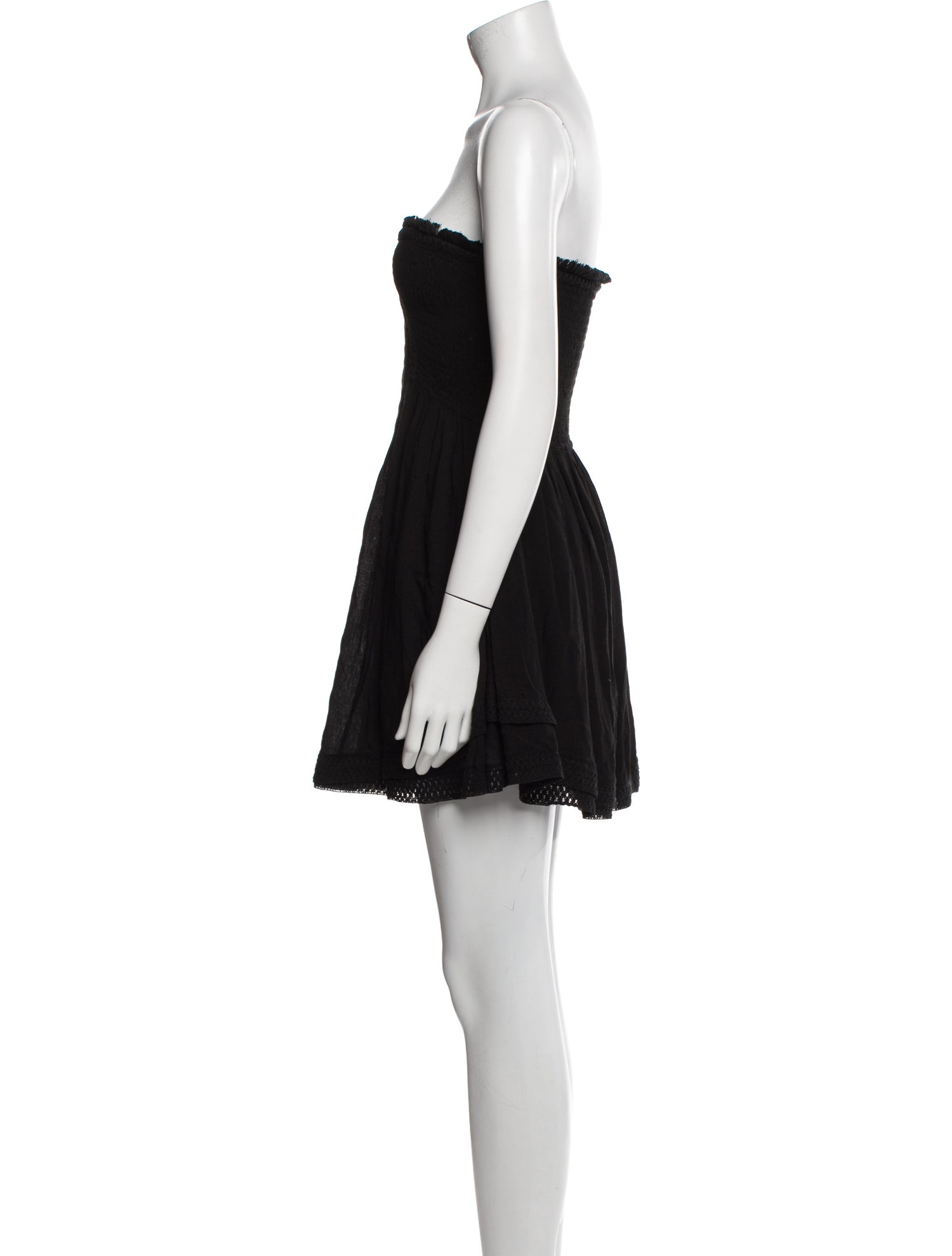 Poupette St Barth Strapless Mini Dress