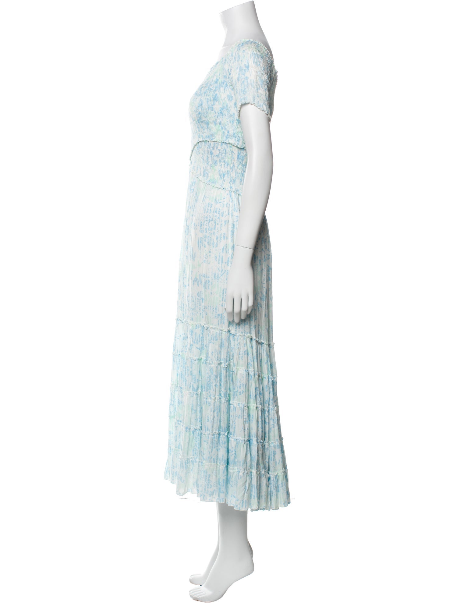 Poupette St Barth Floral Print Long Dress