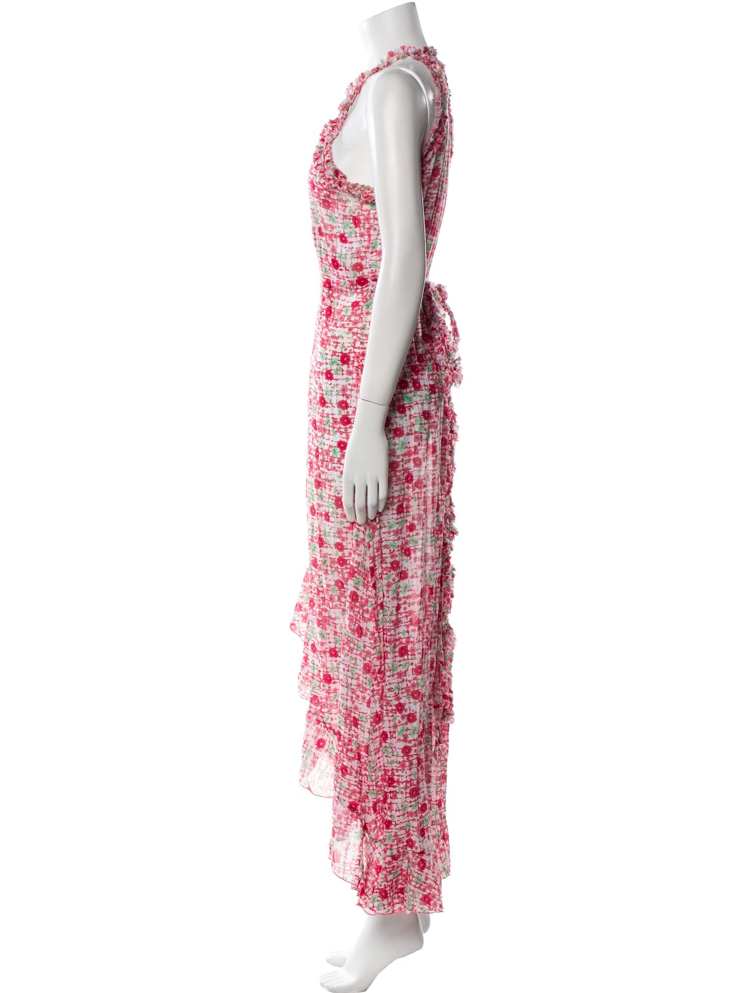 Poupette St Barth Printed Long Dress