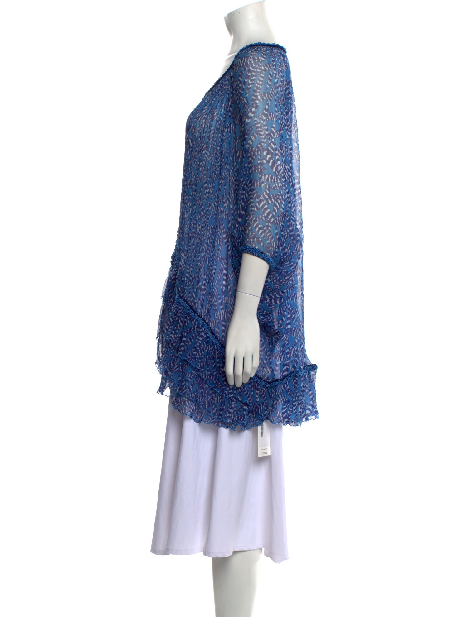 Poupette St Barth Silk Printed Tunic