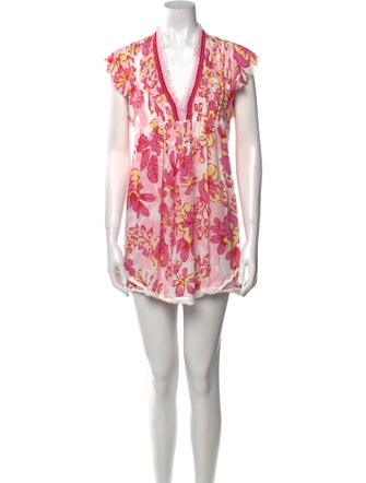 Poupette St Barth Floral Print Mini Dress
