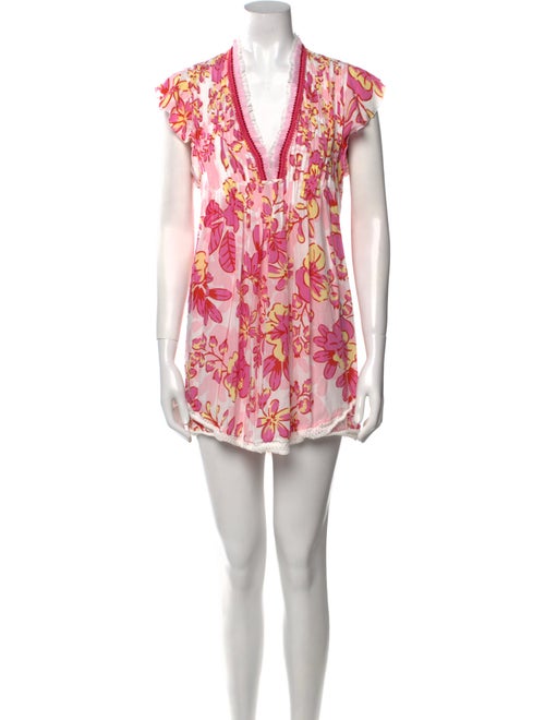 Poupette St Barth Floral Print Mini Dress