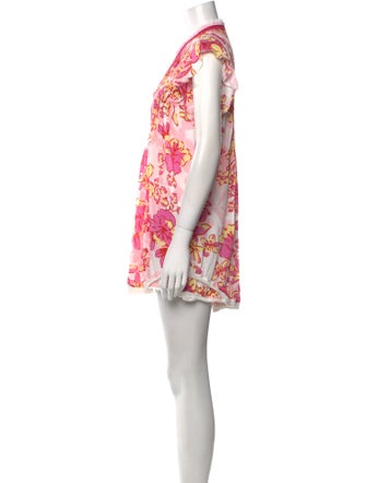 Poupette St Barth Floral Print Mini Dress
