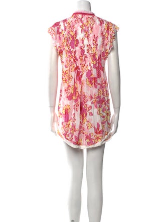 Poupette St Barth Floral Print Mini Dress