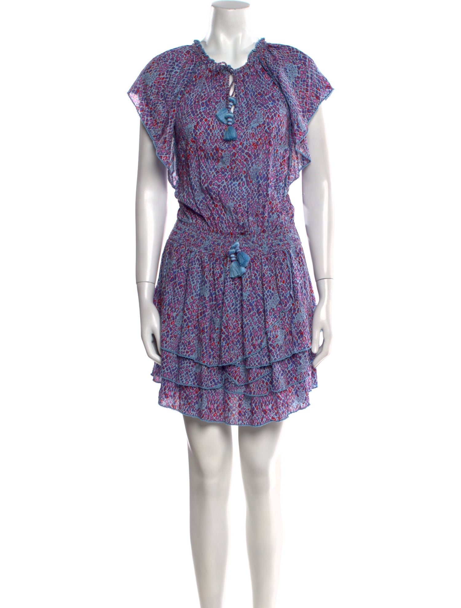 Poupette St Barth Printed Mini Dress