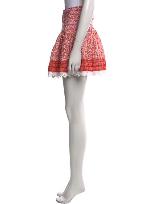 Poupette St Barth Printed Mini Skirt