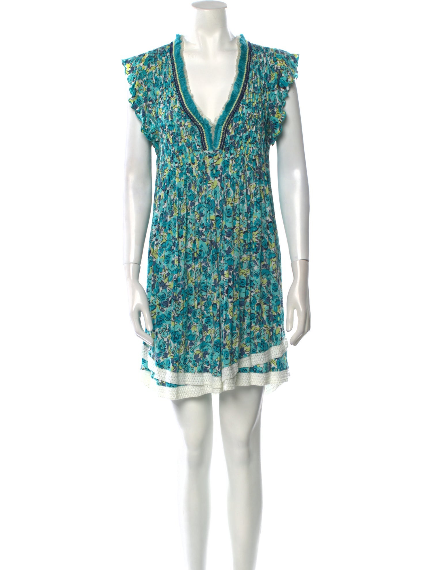 Poupette St Barth Floral Print Mini Dress