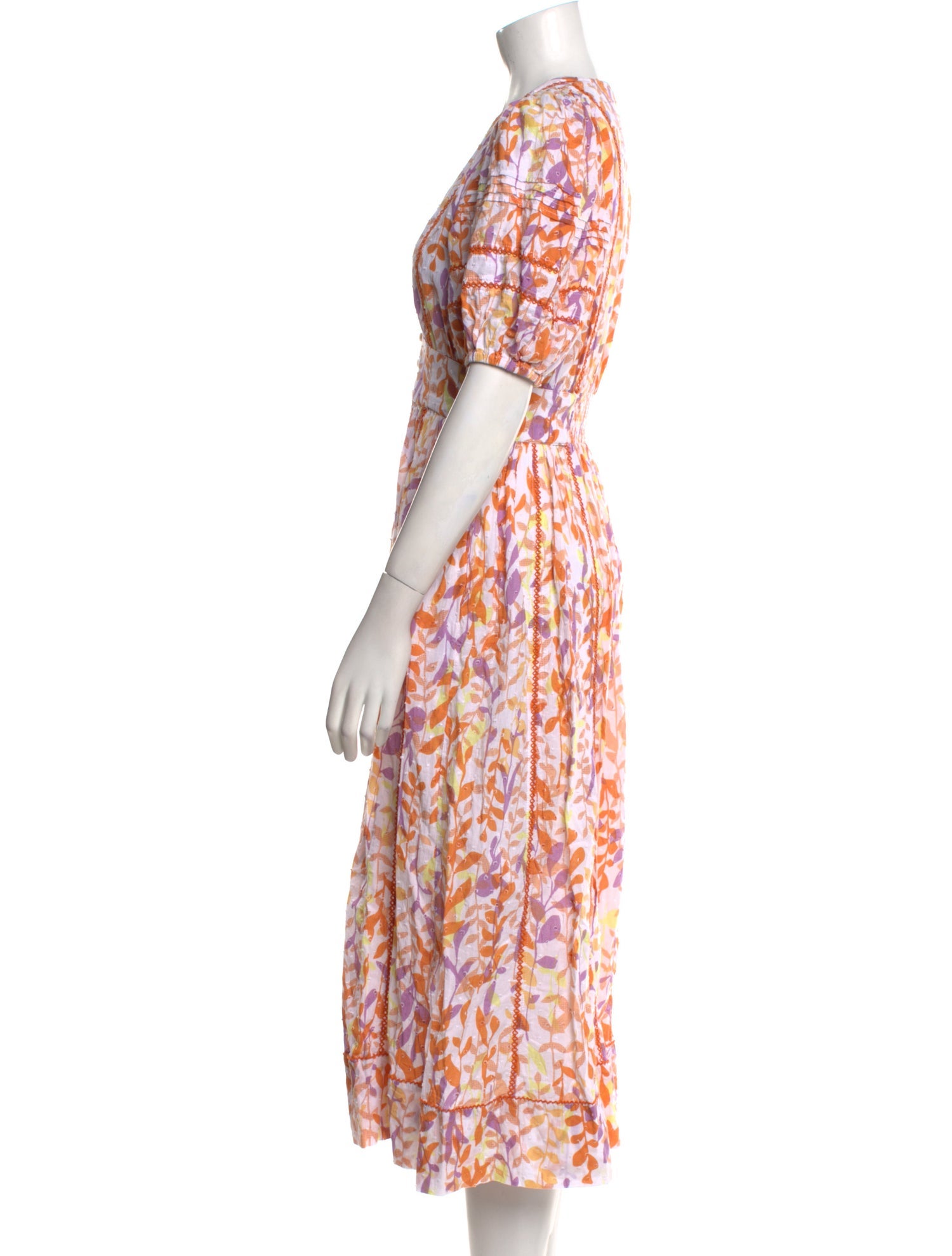 Poupette St Barth Printed Long Dress