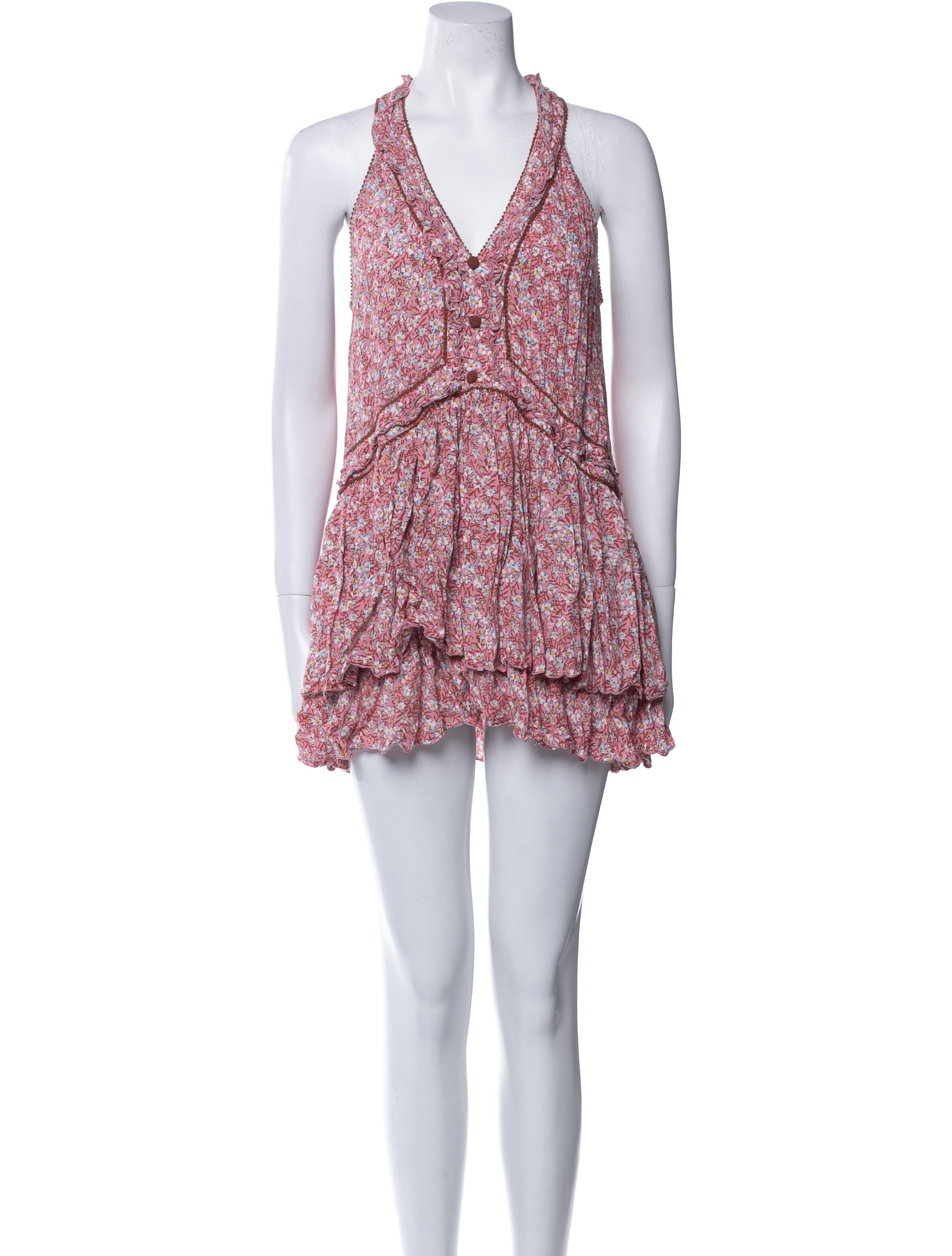 Poupette St Barth Paisley Print Mini Dress