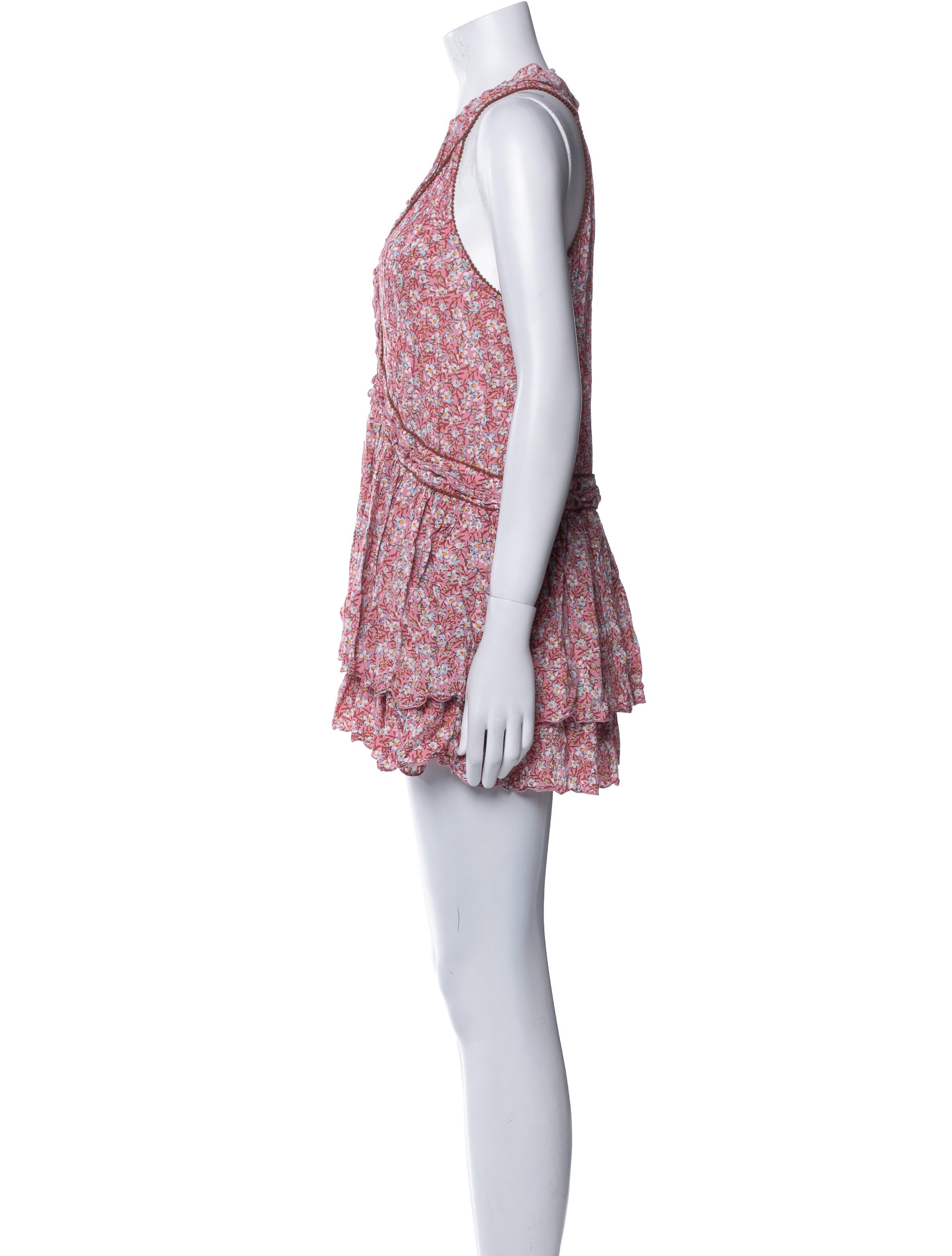 Poupette St Barth Paisley Print Mini Dress