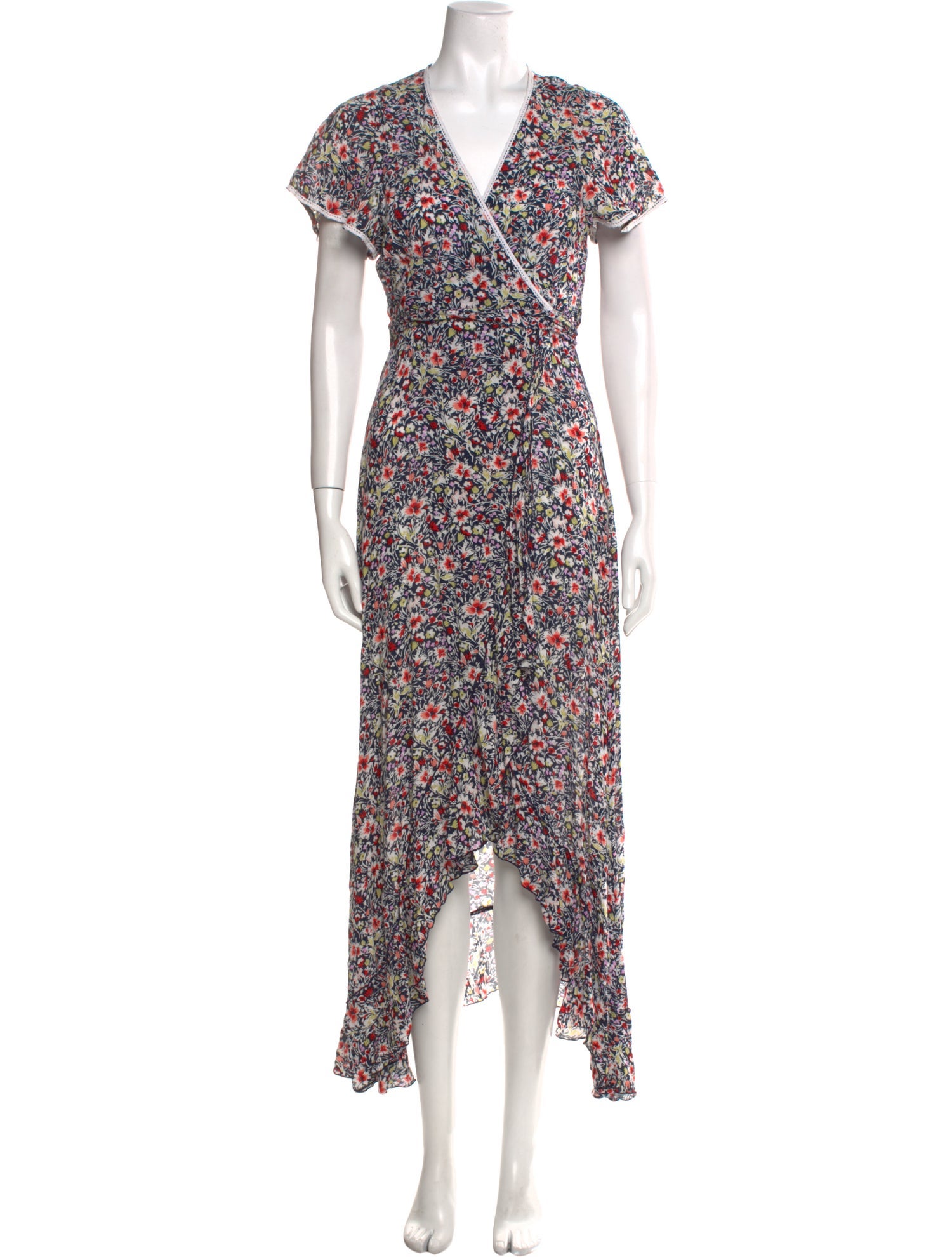 Poupette St Barth Floral Print Long Dress