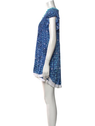 Poupette St Barth Printed Mini Dress